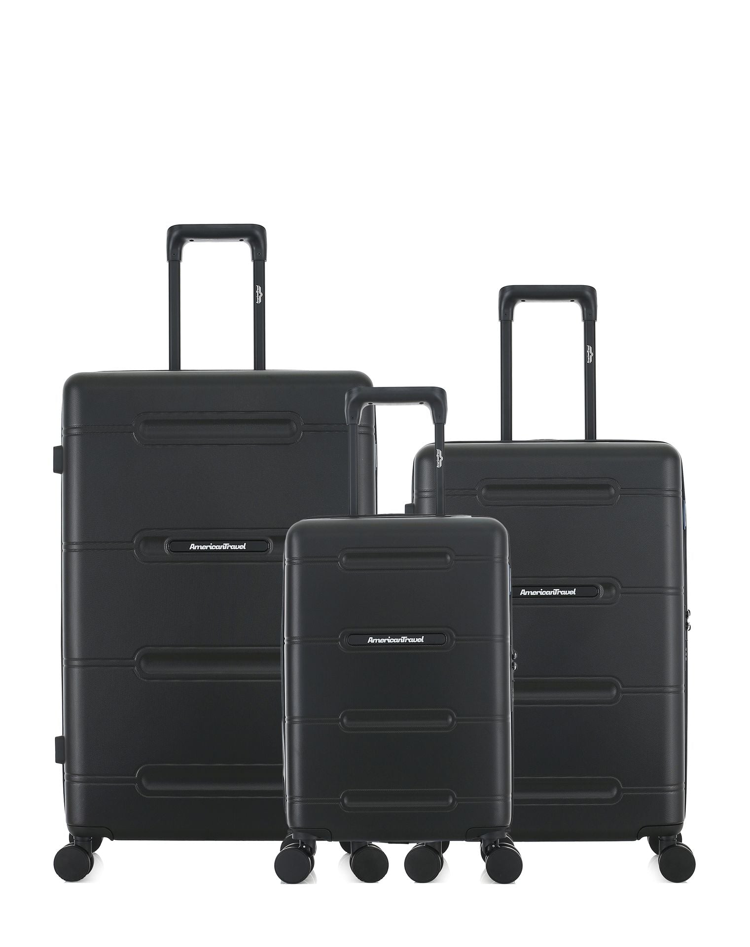 Lot de 3 Valises Rigides Grand Format, Taille Moyenne et Cabine XS CLEVELAND