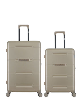 Lot de 2 Valises Rigides Grand Format et Taille Moyenne CLEVELAND