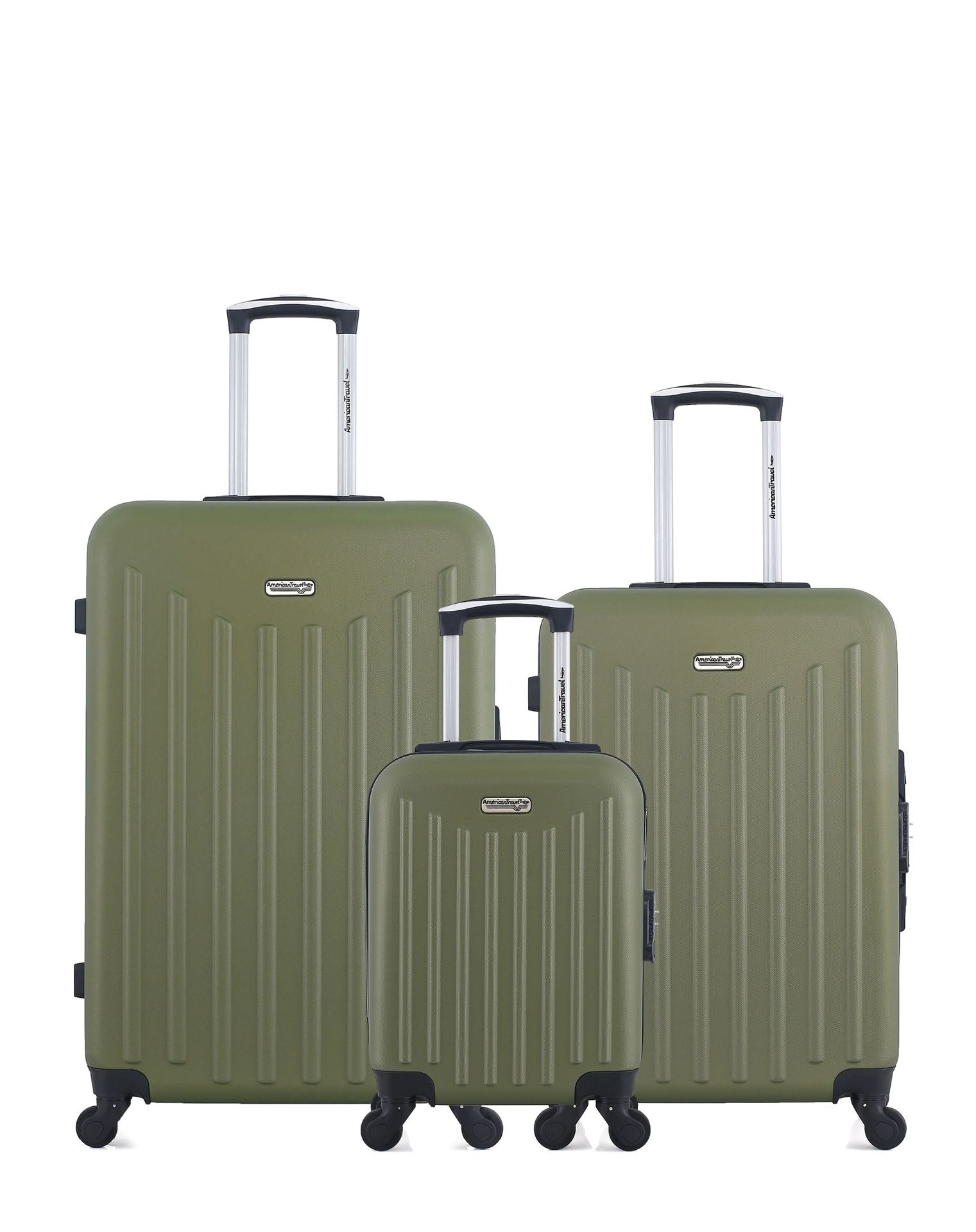 Lot de 3 Valises Rigides Grand Format, Taille Moyenne et Cabine XXS BROOKLYN