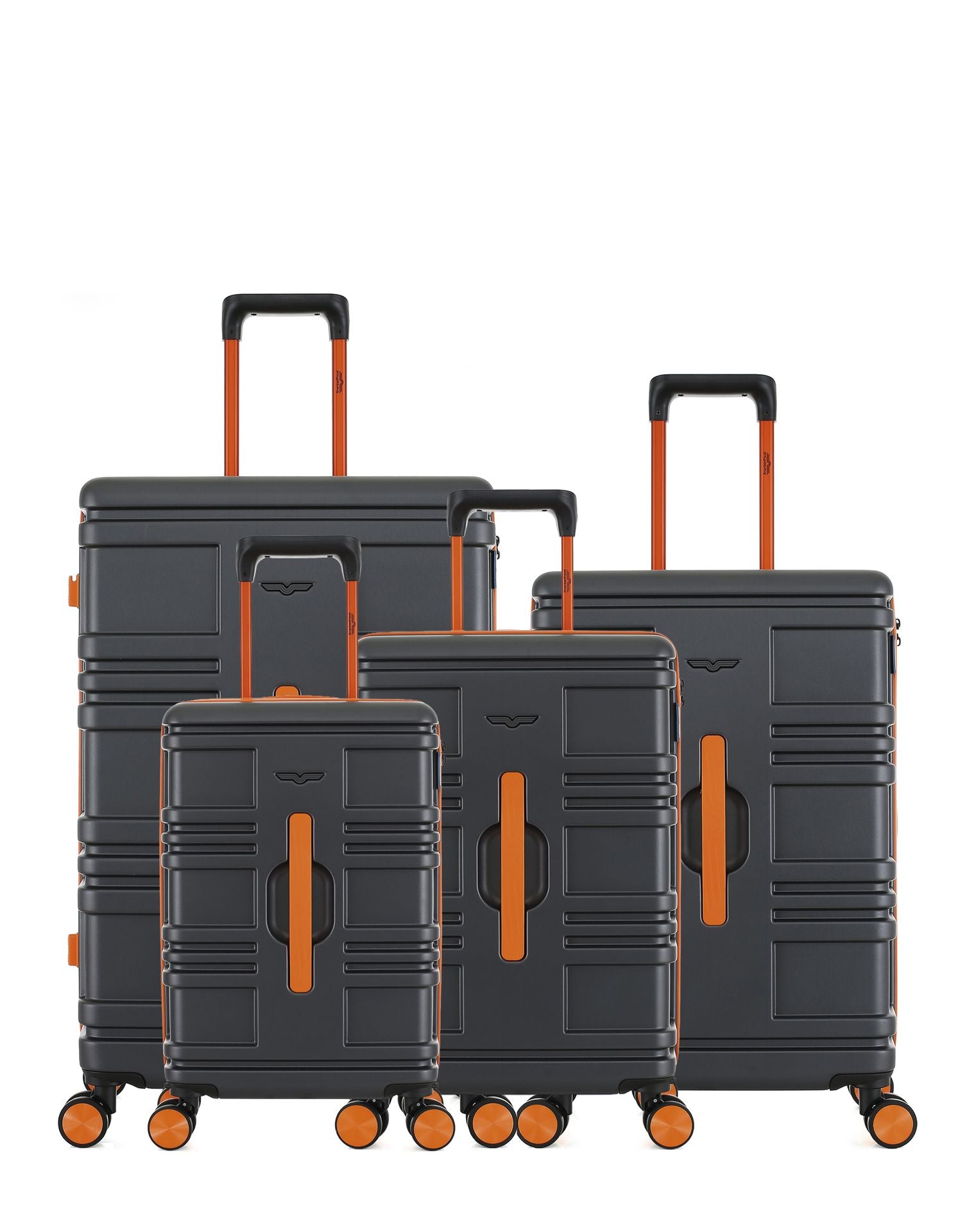 Lot de 4 Valises Rigides Grand Format, Taille Moyenne, Cabine et Cabine XS EVERGLADES