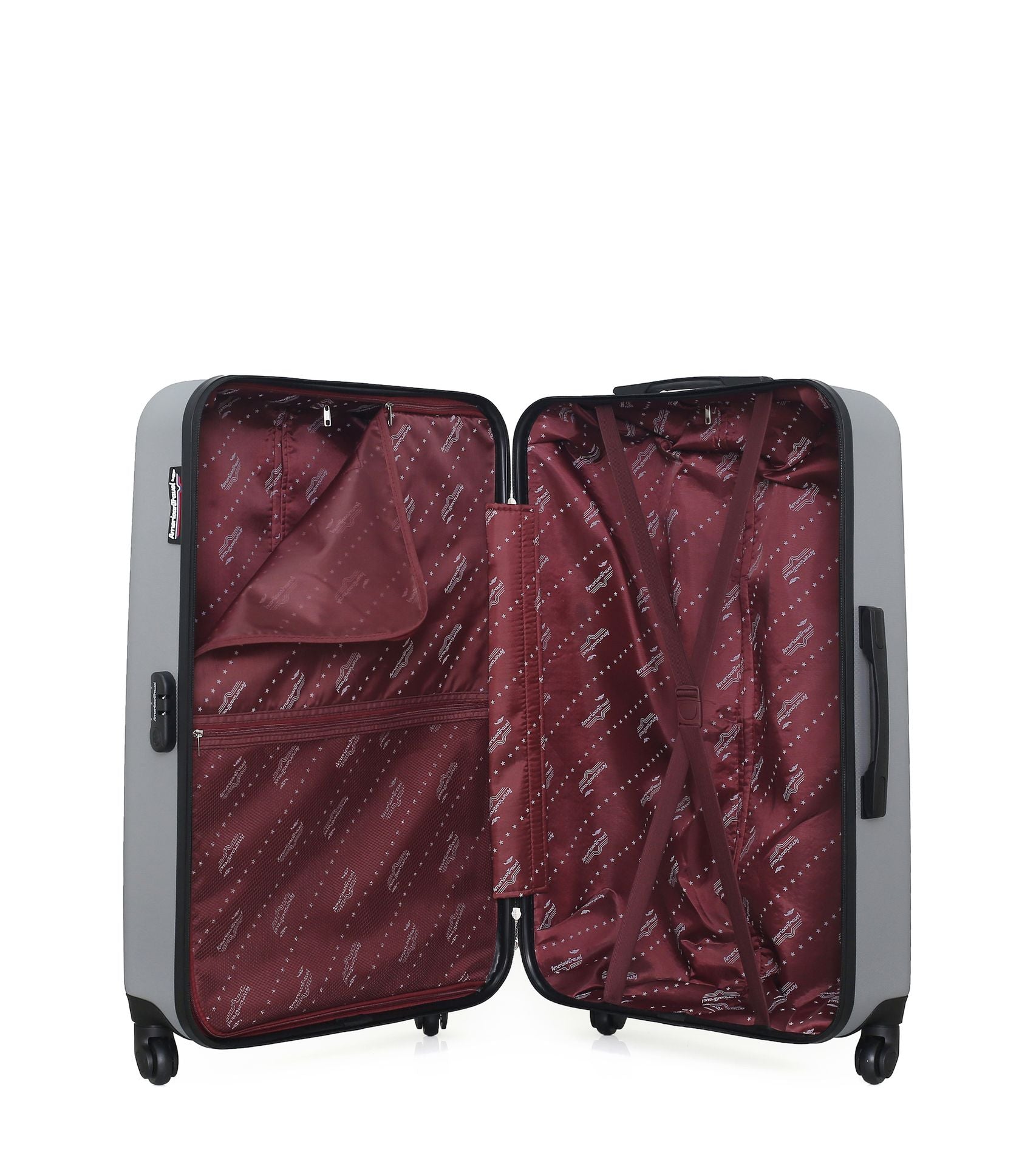 AMERICAN TRAVEL - LOT DE 4 - Valises grand format, weekend, cabine et cabine XXS BROOKLYN