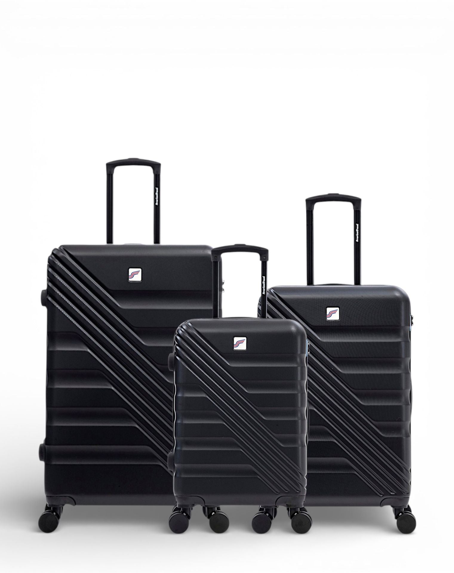 Lot de 3 Valises Rigides Grand Format, Taille Moyenne et Cabine REDWOOD