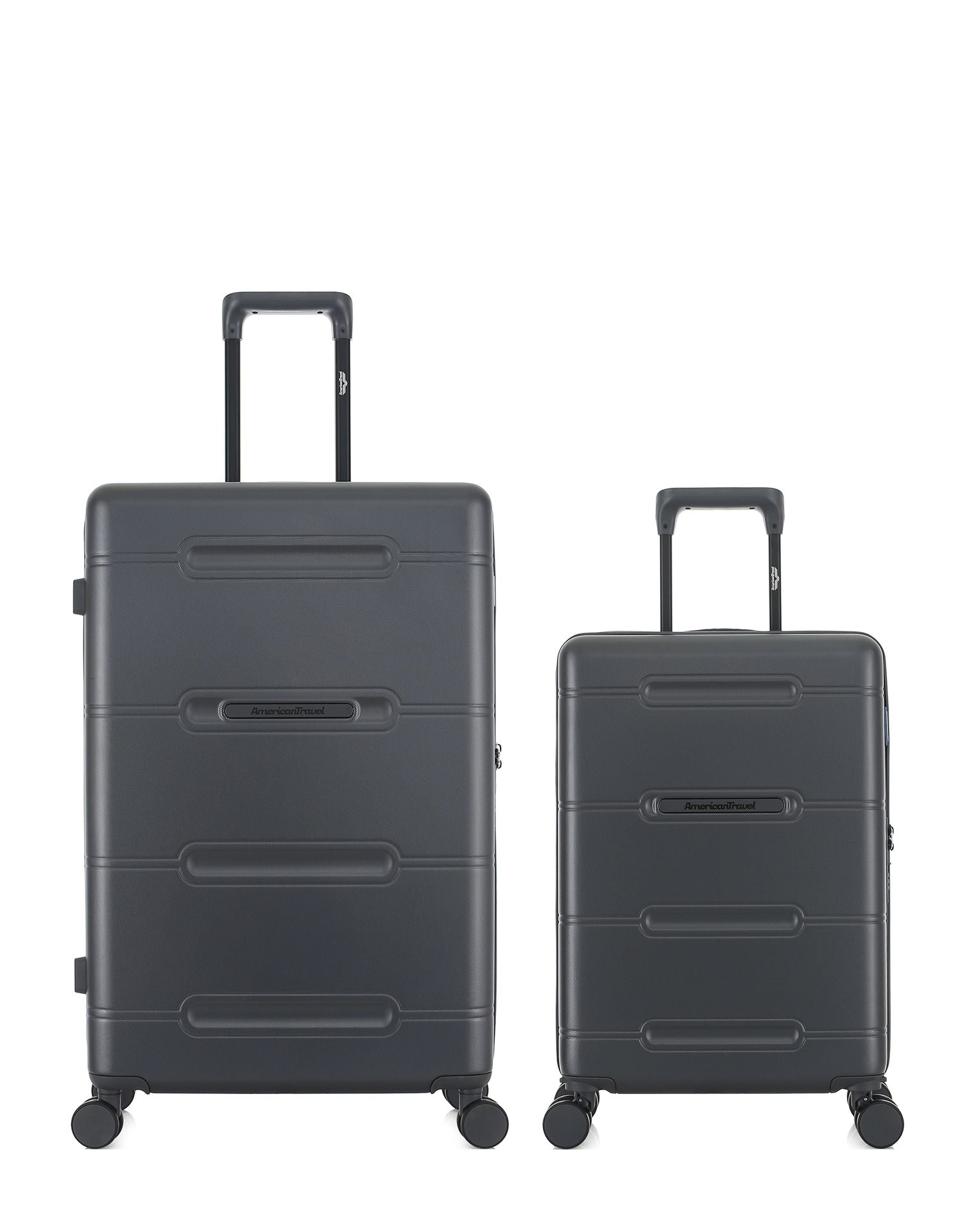 Lot de 2 Valises Rigides Grand Format et Cabine CLEVELAND