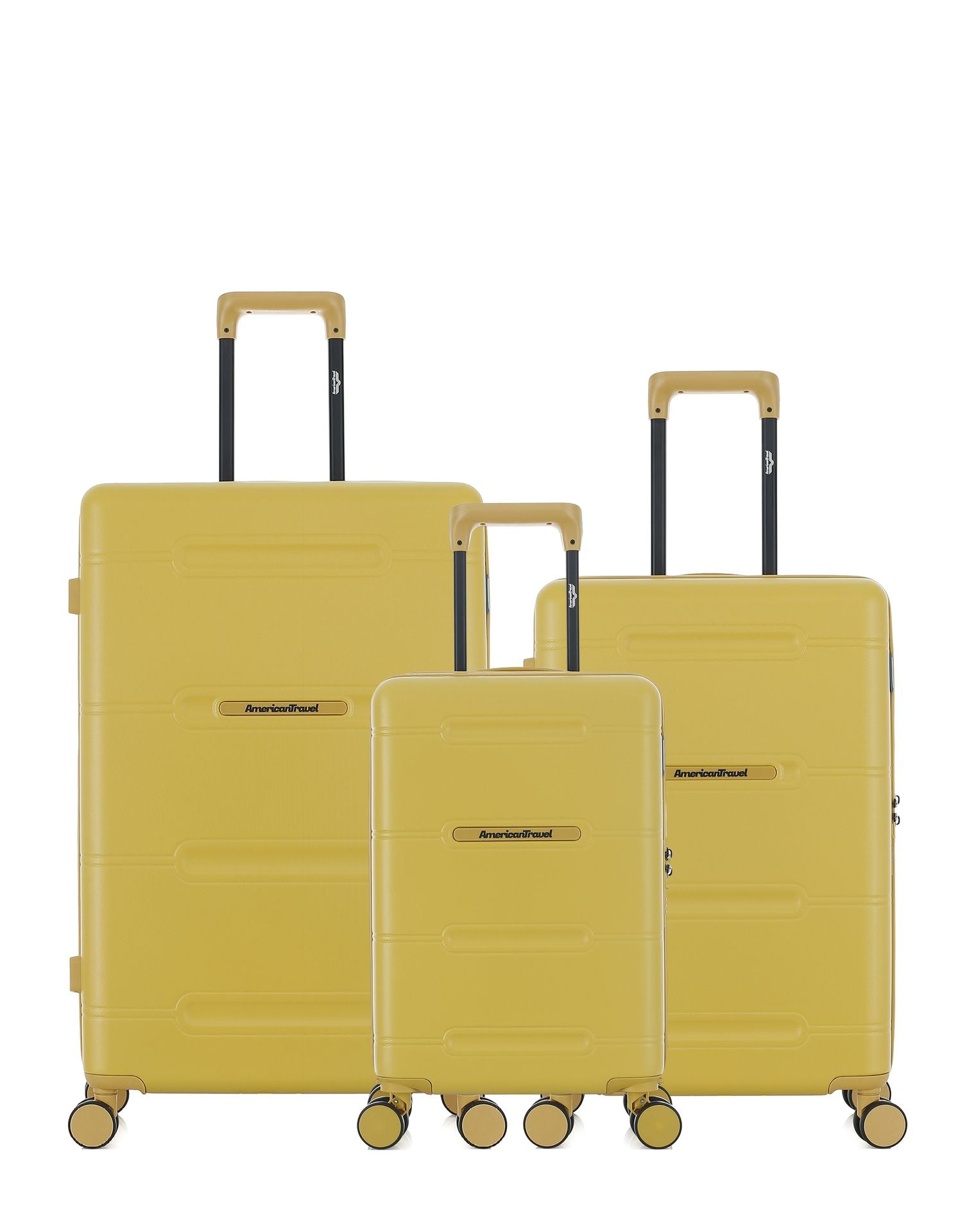 Lot de 3 Valises Rigides Grand Format, Taille Moyenne et Cabine XS CLEVELAND