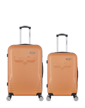 Set de 2 Valises Grand format et Weekend Abs DC 4 roues