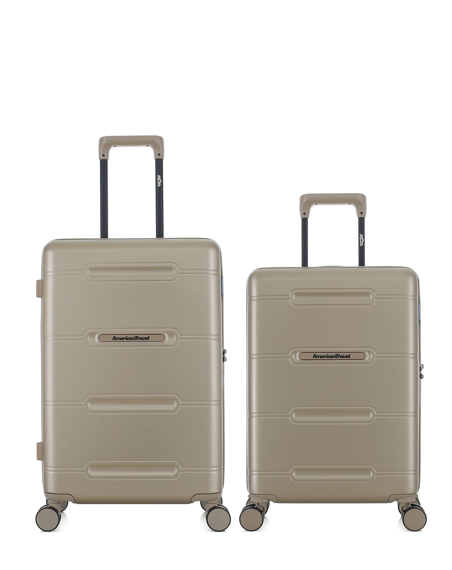 Lot de 2 Valises Rigides Taille Moyenne et Cabine CLEVELAND