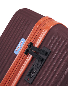 Lot de 3 Valises Rigides Grand Format, Taille Moyenne et Cabine NORTH BEACH