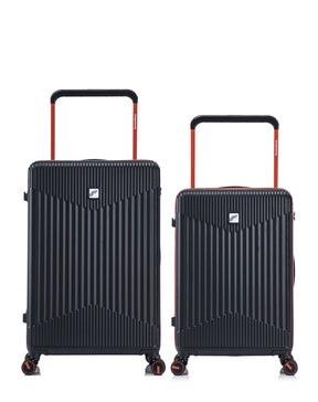 Lot de 2 Valises Rigides Grand Format et Taille Moyenne NORTH BEACH
