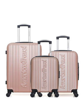 Lot de 3 Valises Rigides Taille Moyenne, Cabine et Cabine XXS SPRINGFIELD