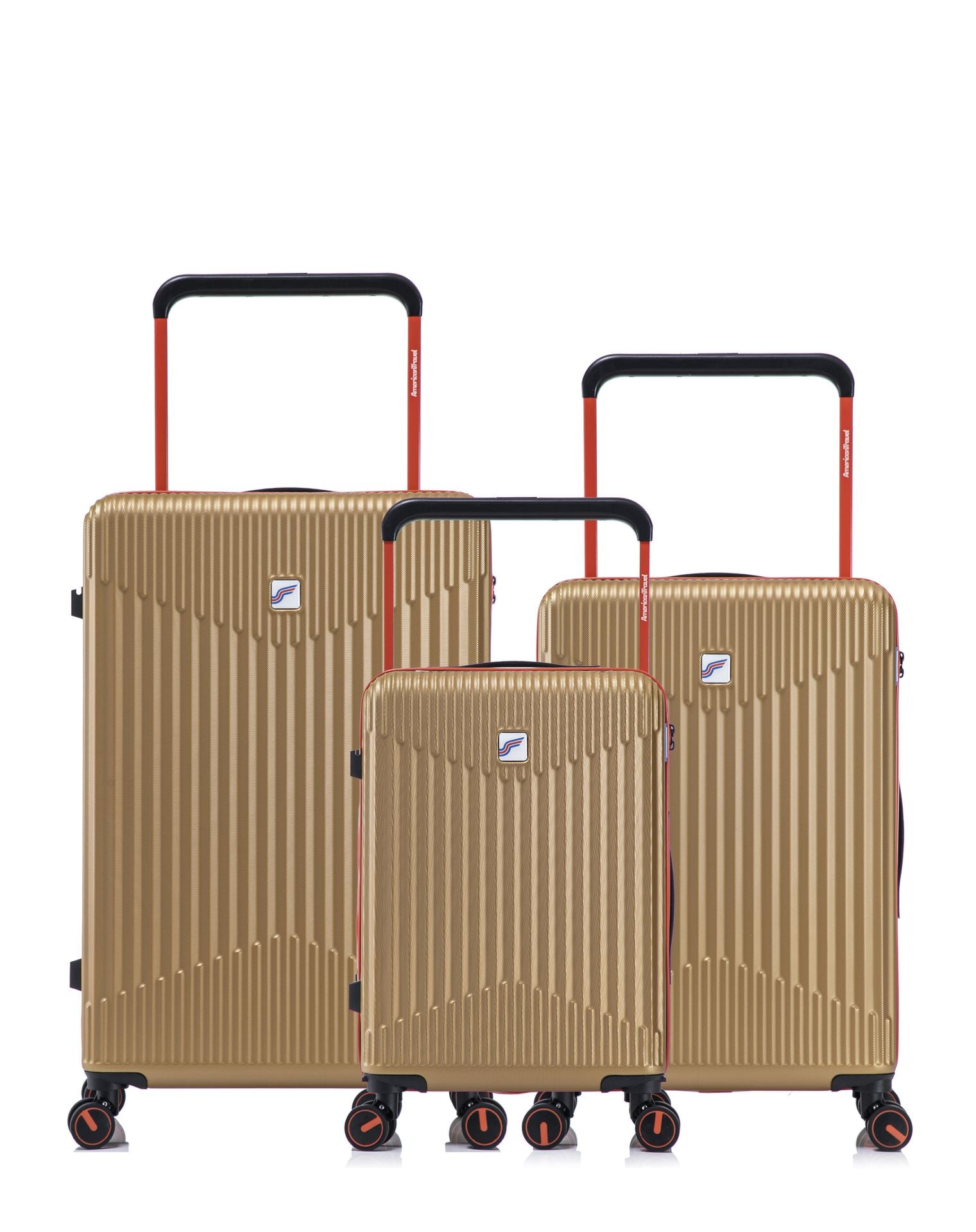 Lot de 3 Valises Rigides Grand Format, Taille Moyenne et Cabine NORTH BEACH