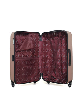 AMERICAN TRAVEL - LOT DE 4 - Valises grand format, weekend, cabine et cabine XXS BROOKLYN