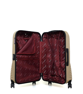 AMERICAN TRAVEL - LOT DE 3 - Valises grand format, weekend et cabine DC