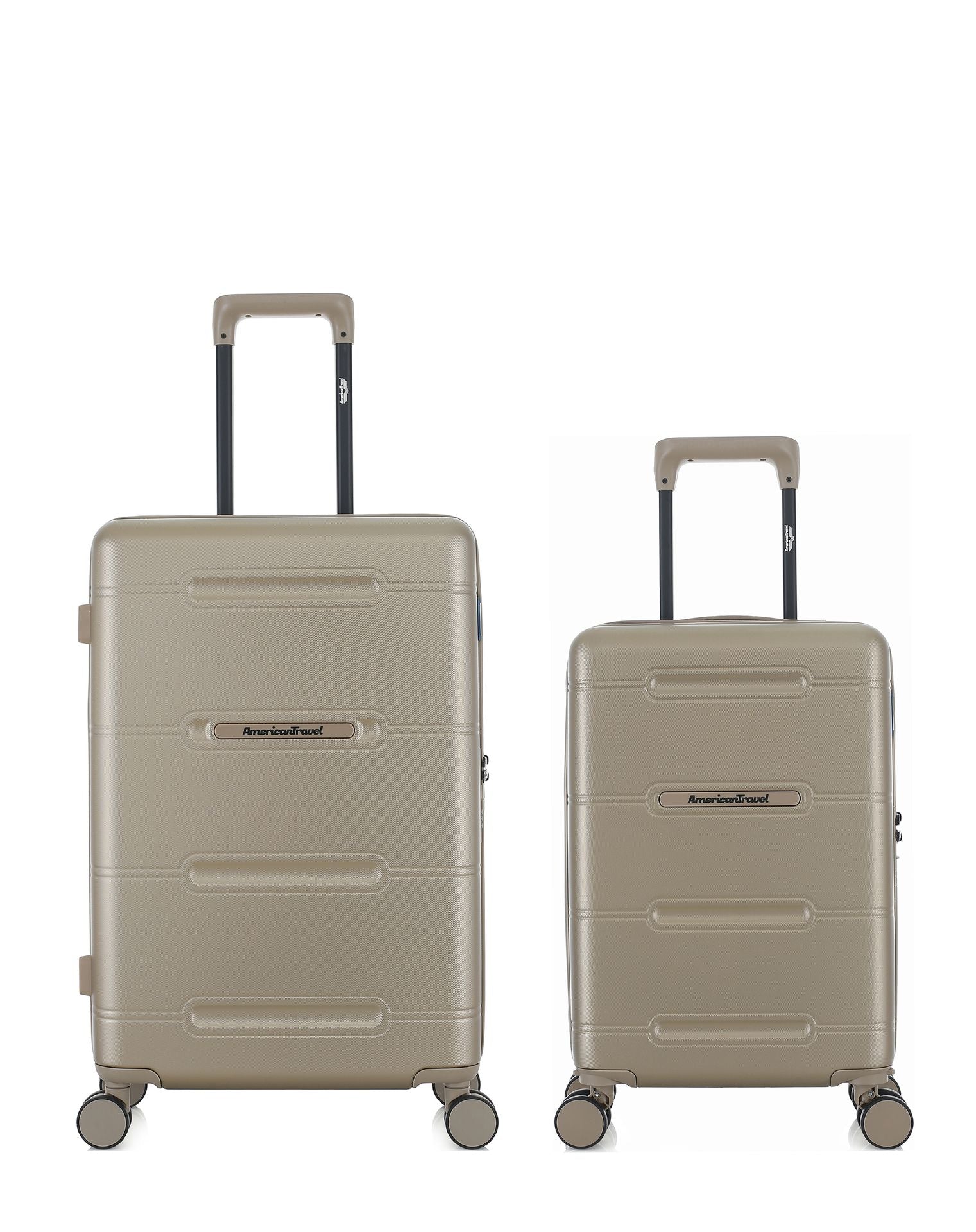 Lot de 2 Valises Rigides Taille Moyenne et Cabine XS CLEVELAND