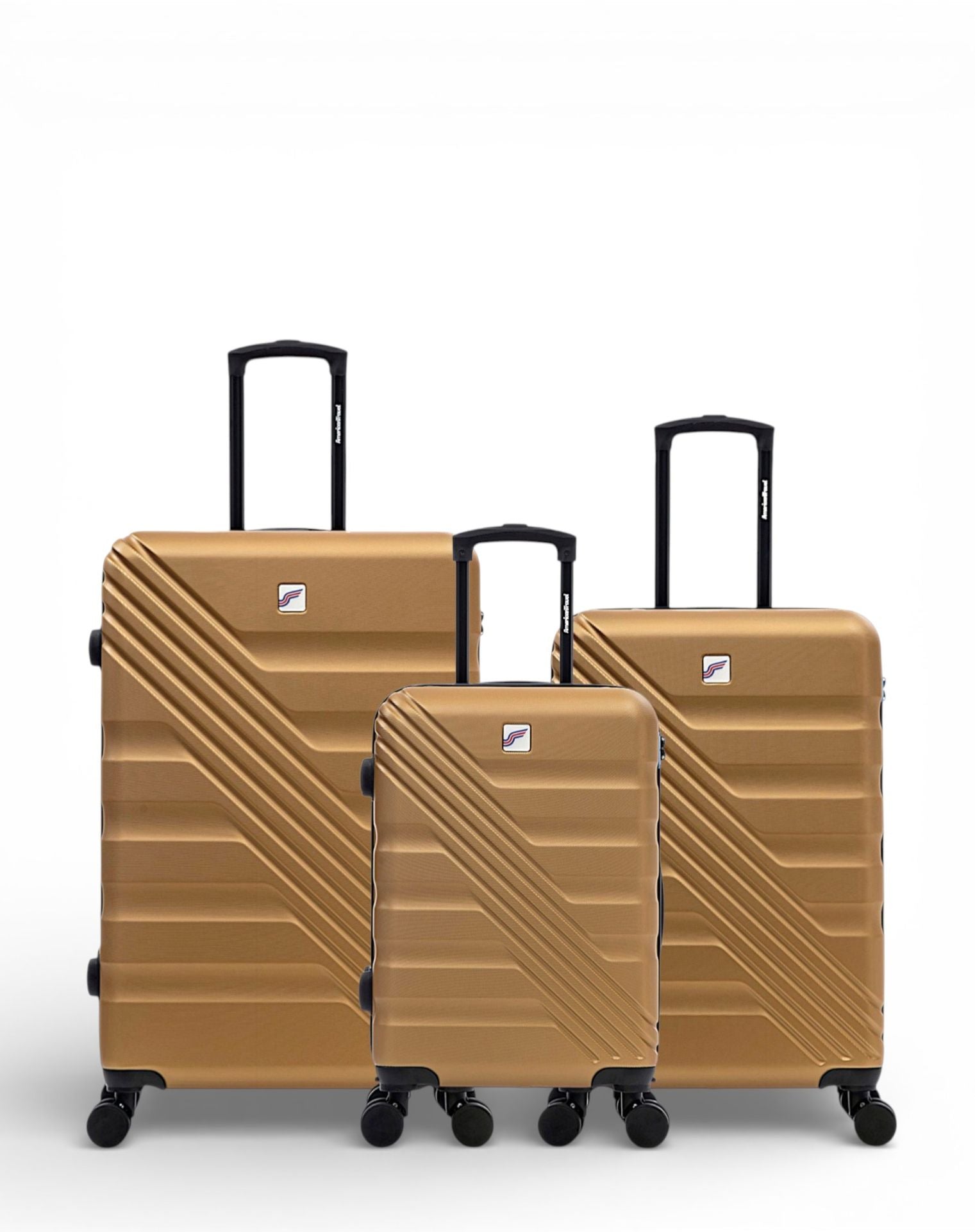 Lot de 3 Valises Rigides Grand Format, Taille Moyenne et Cabine REDWOOD