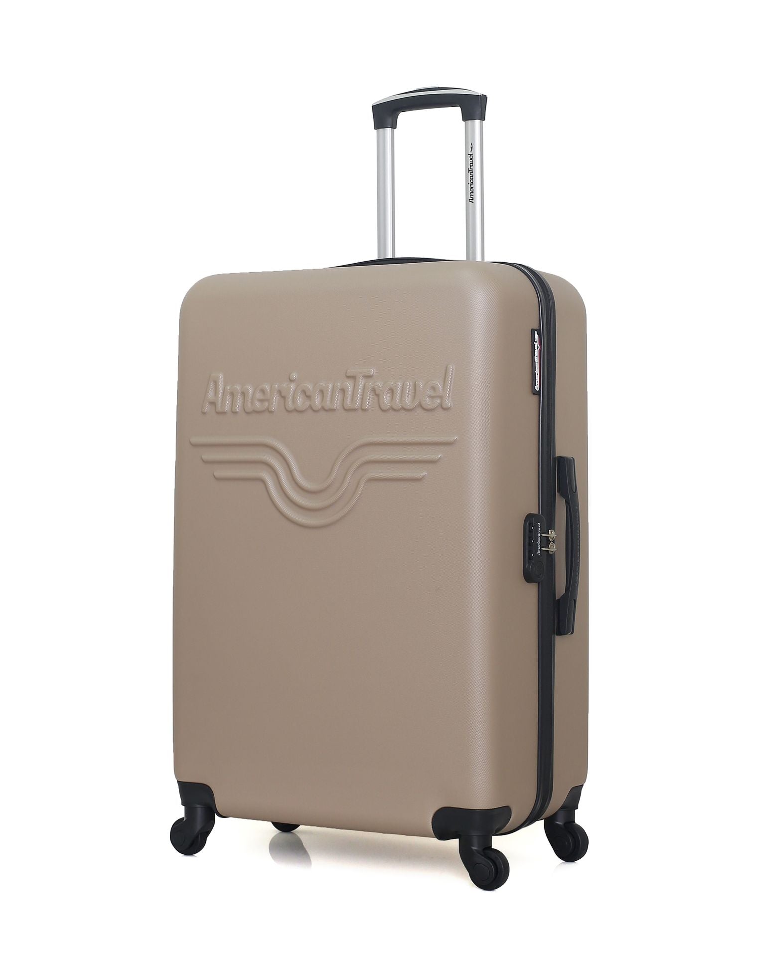 AMERICAN TRAVEL - LOT DE 4 - Valises grand format, weekend, cabine et vanity CHELSEA