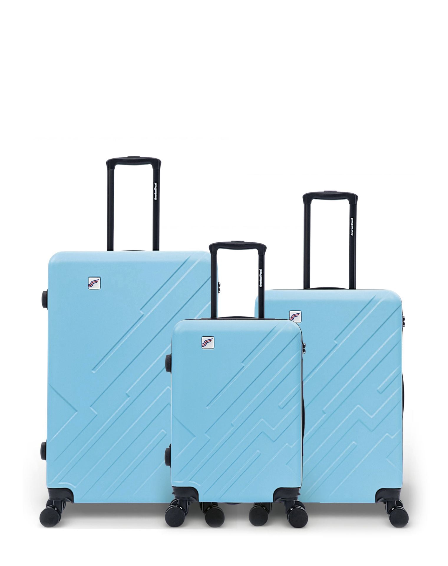 Lot de 3 Valises Rigides Grand Format, Taille Moyenne et Cabine YELLOWSTONE