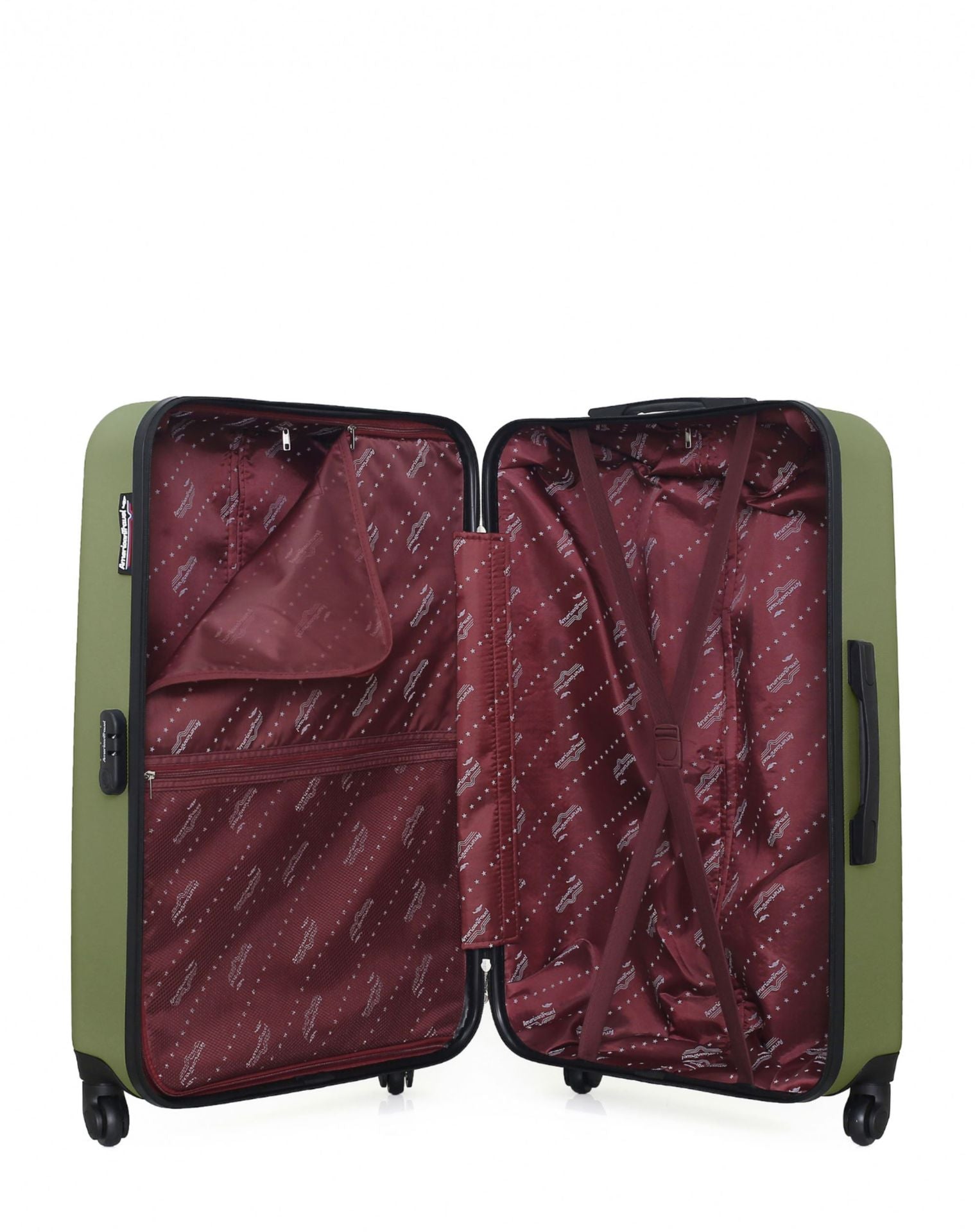 AMERICAN TRAVEL - LOT DE 4 - Valises grand format, weekend, cabine et cabine XXS BROOKLYN