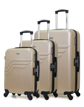 SET DE 3 ABS QUEENS 4 Roues 75 cm