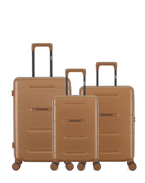 Lot de 3 Valises Rigides Taille Moyenne, Cabine et Cabine XS CLEVELAND