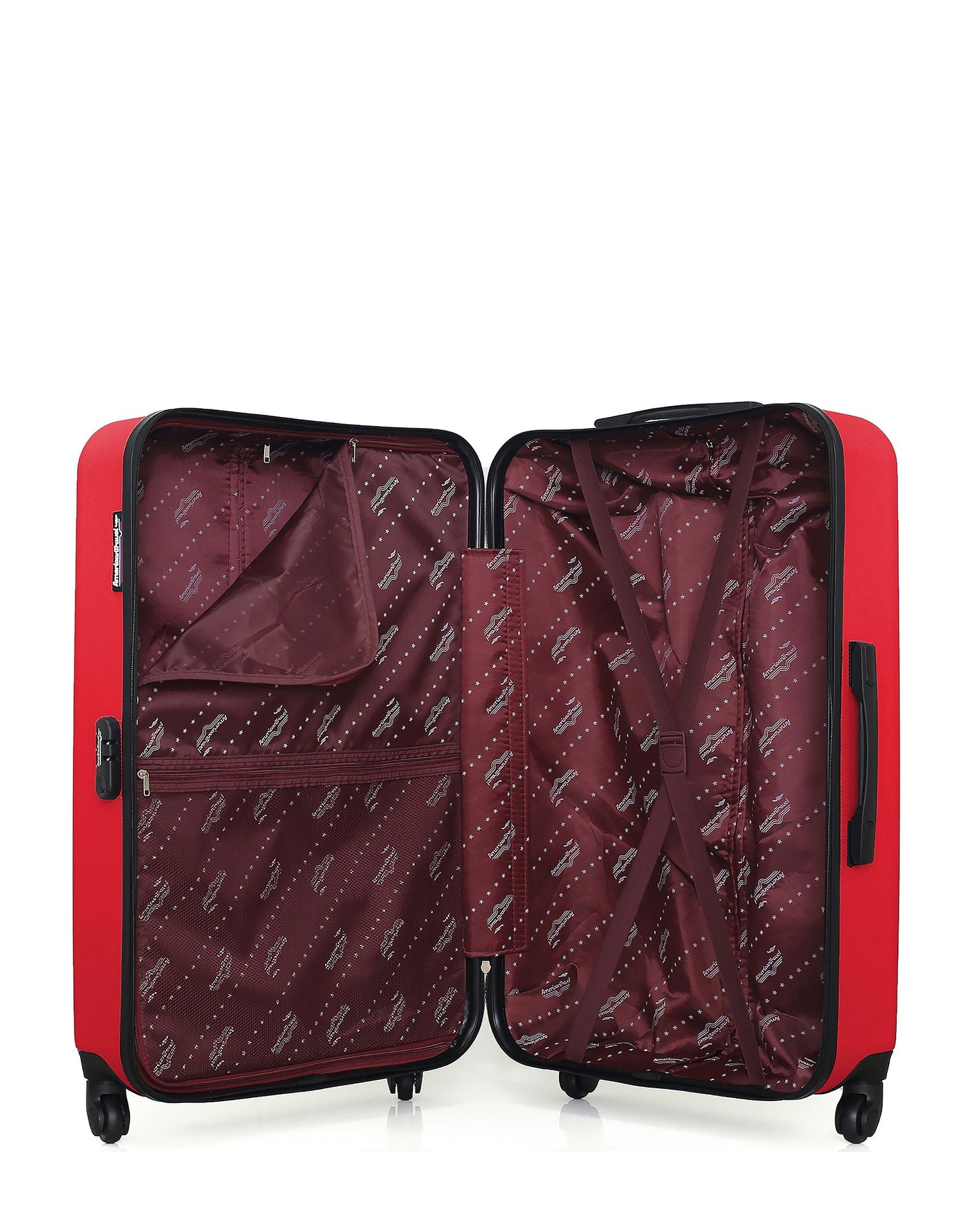 AMERICAN TRAVEL - LOT DE 4 - Valises grand format, weekend, cabine et cabine XXS BRONX