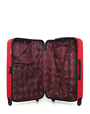 AMERICAN TRAVEL - LOT DE 4 - Valises grand format, weekend, cabine et cabine XXS BRONX