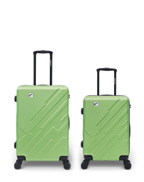 Lot de 2 Valises Rigides Taille Moyenne et Cabine YELLOWSTONE