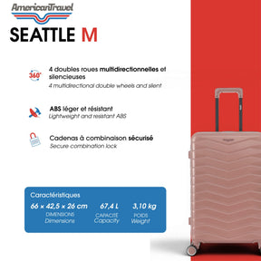 Valise Taille Moyenne Rigide SEATTLE