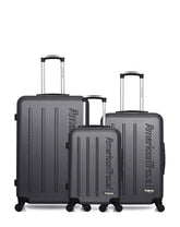 Lot de 3 Valises Rigides Grand Format, Taille Moyenne et Cabine BRONX