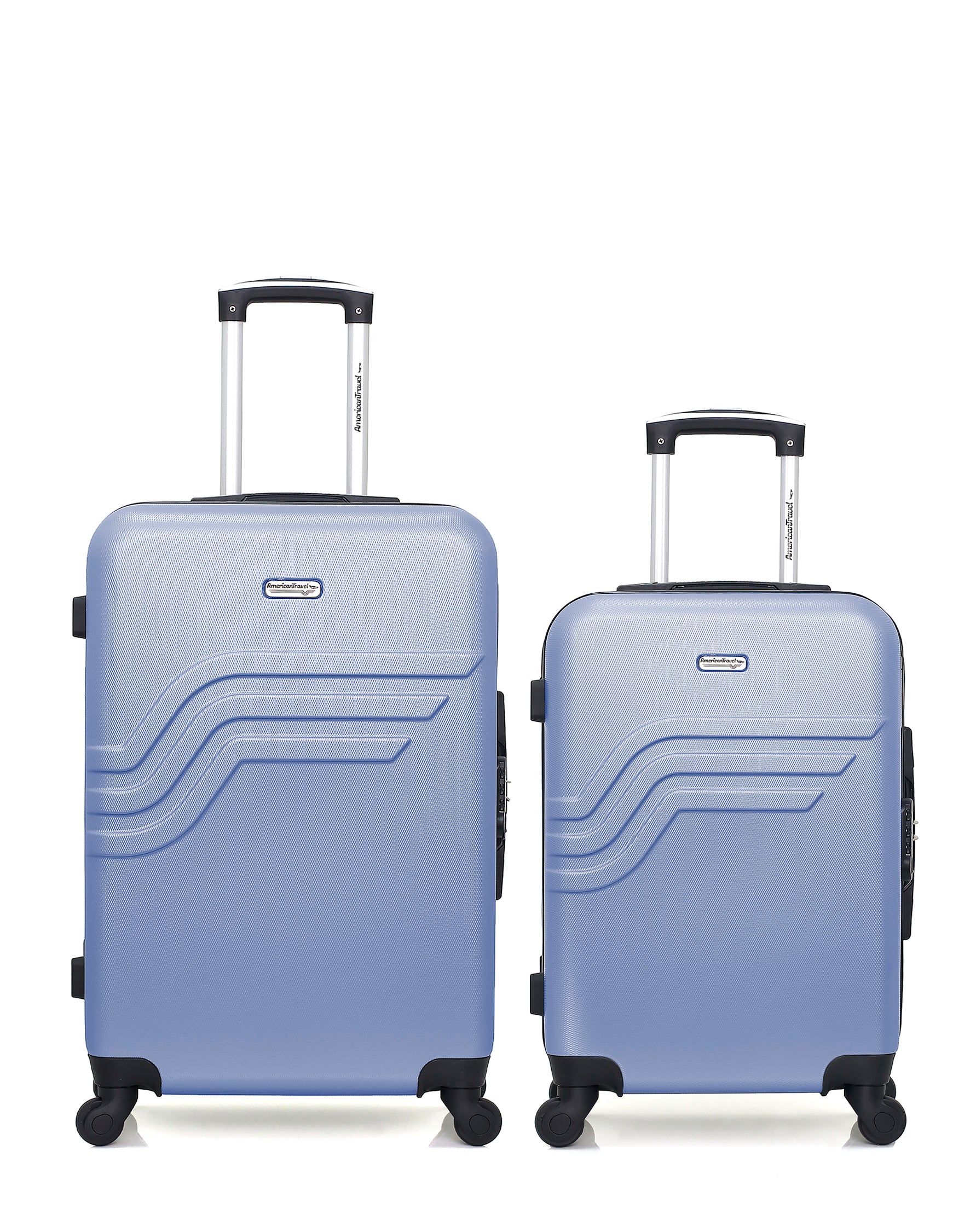 Set de 2 Valises Weekend et Cabine Abs QUEENS 4 roues