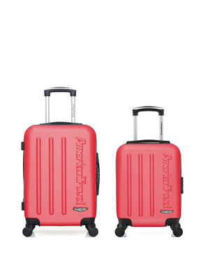Lot de 2Valises Rigides Cabine et Cabine XXS BRONX