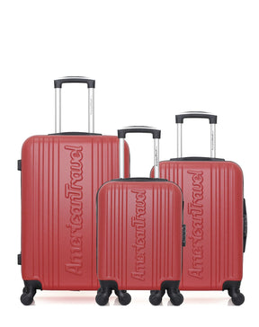 Lot de 3 Valises Rigides Taille Moyenne, Cabine et Cabine XXS SPRINGFIELD