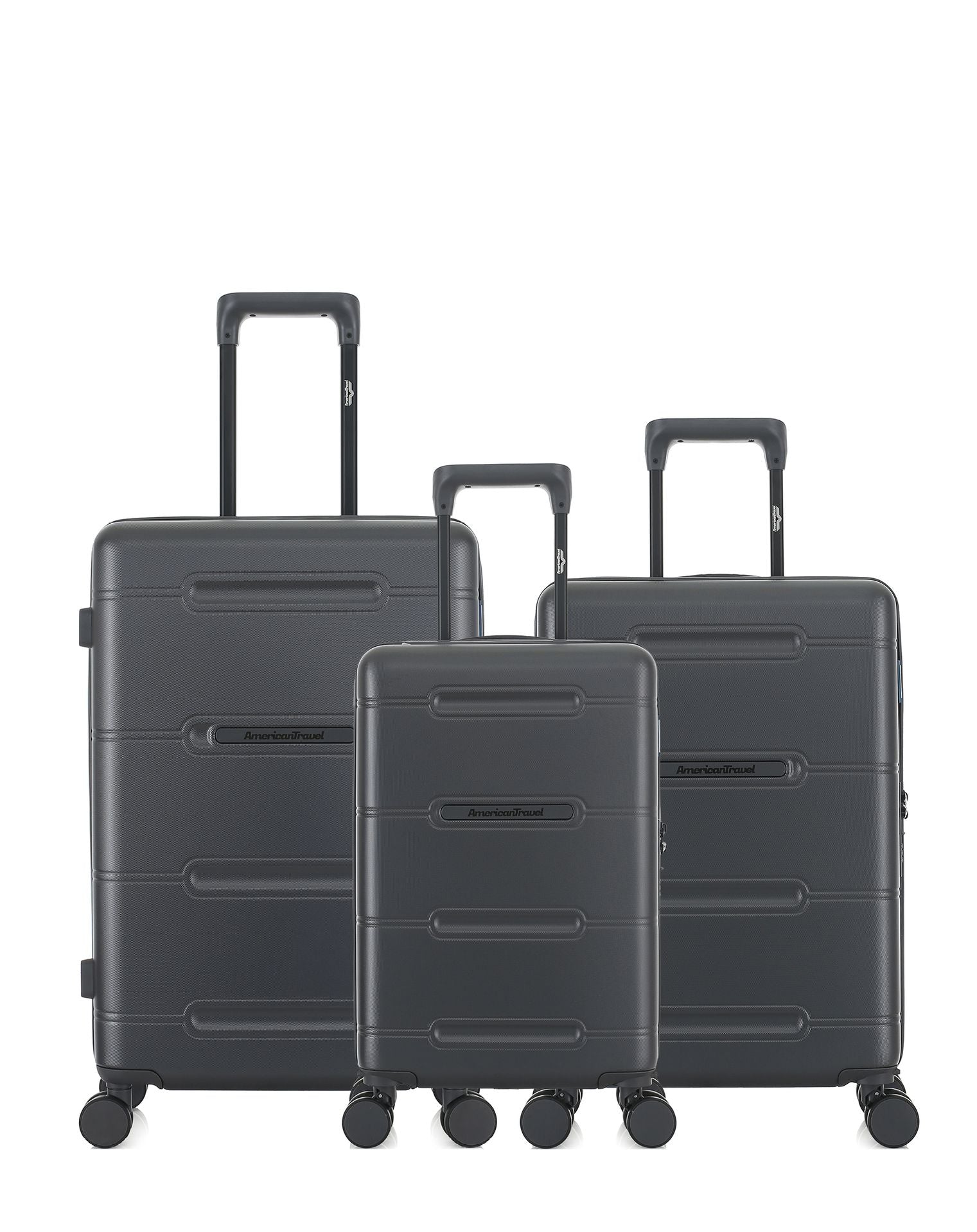 Lot de 3 Valises Rigides Taille Moyenne, Cabine et Cabine XS CLEVELAND