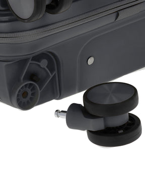 Lot de 4 Valises Rigides Grand Format, Taille Moyenne, Cabine et Cabine XS CLEVELAND