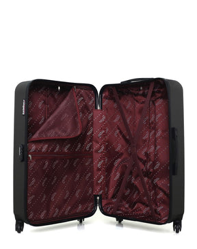 AMERICAN TRAVEL - LOT DE 4 - Valises grand format, weekend, cabine et cabine XXS BRONX