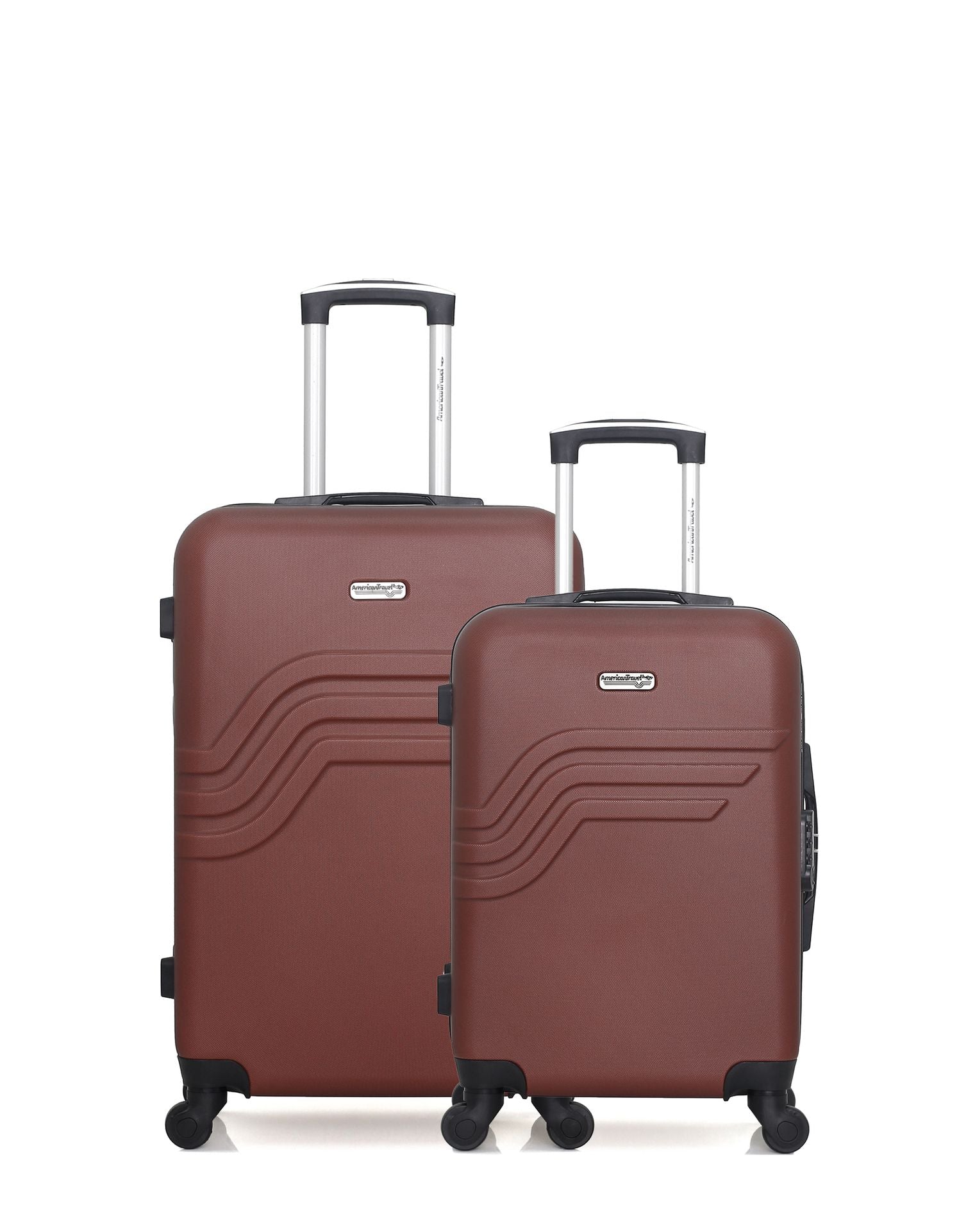 Set de 2 Valises Weekend et Cabine Abs QUEENS 4 roues