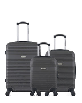 AMERICAN TRAVEL  -  Lot de 3  -  Valise weekend , valise cabine et valise cabine XXS MEMPHIS