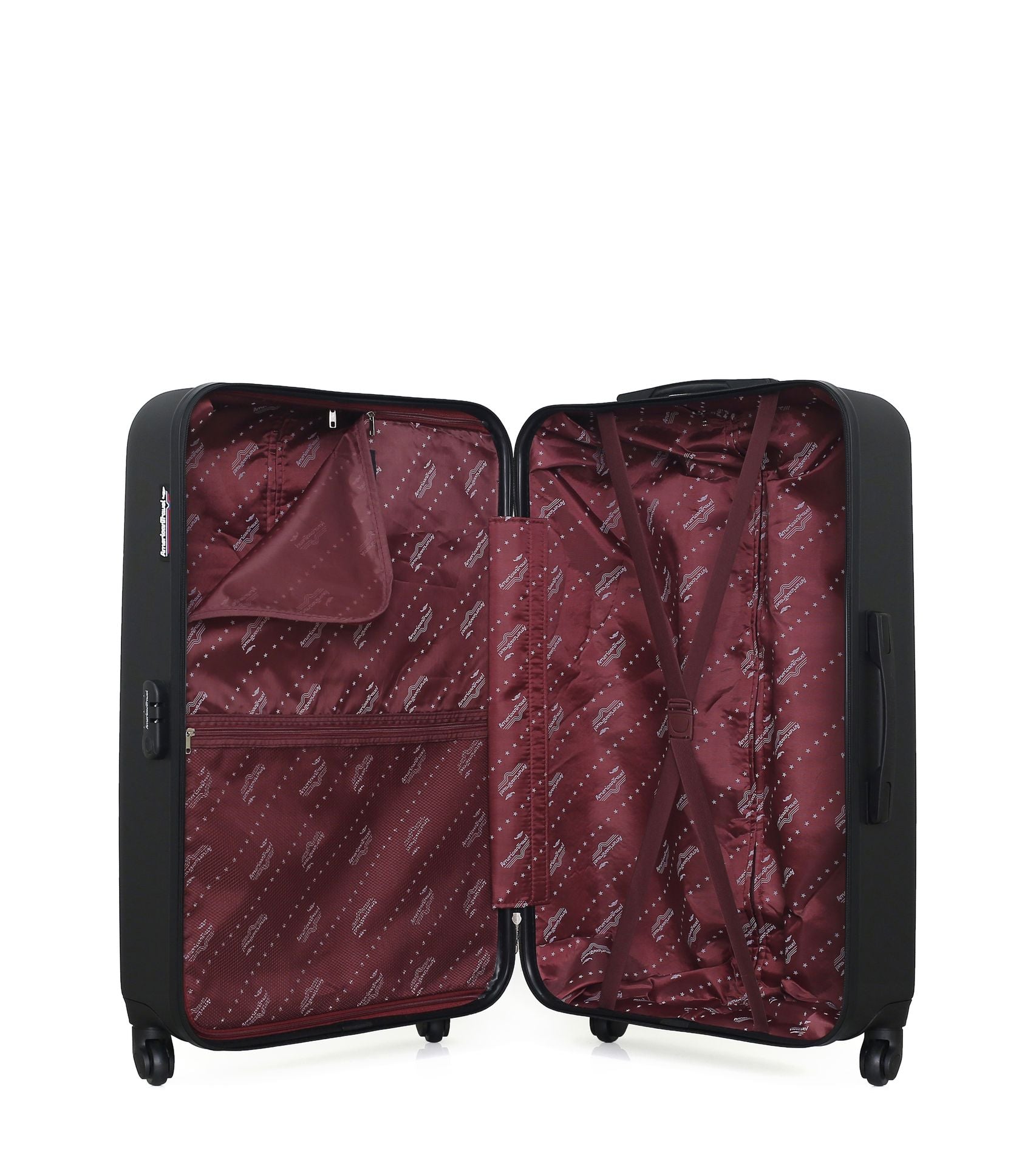 AMERICAN TRAVEL - LOT DE 4 - Valises grand format, weekend, cabine et cabine XXS BROOKLYN
