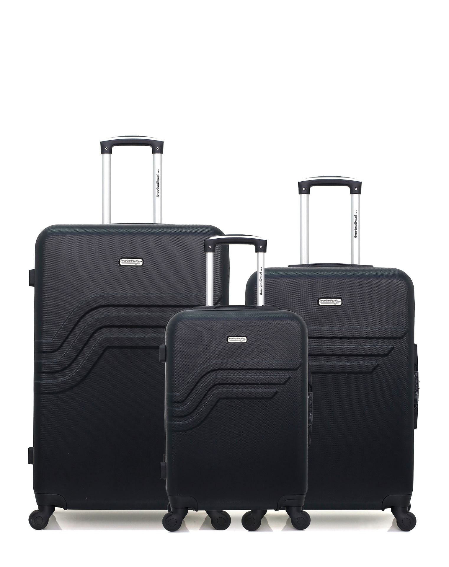 Lot de 3 Valises Rigides Grand Format, Taille Moyenne et Cabine QUEENS