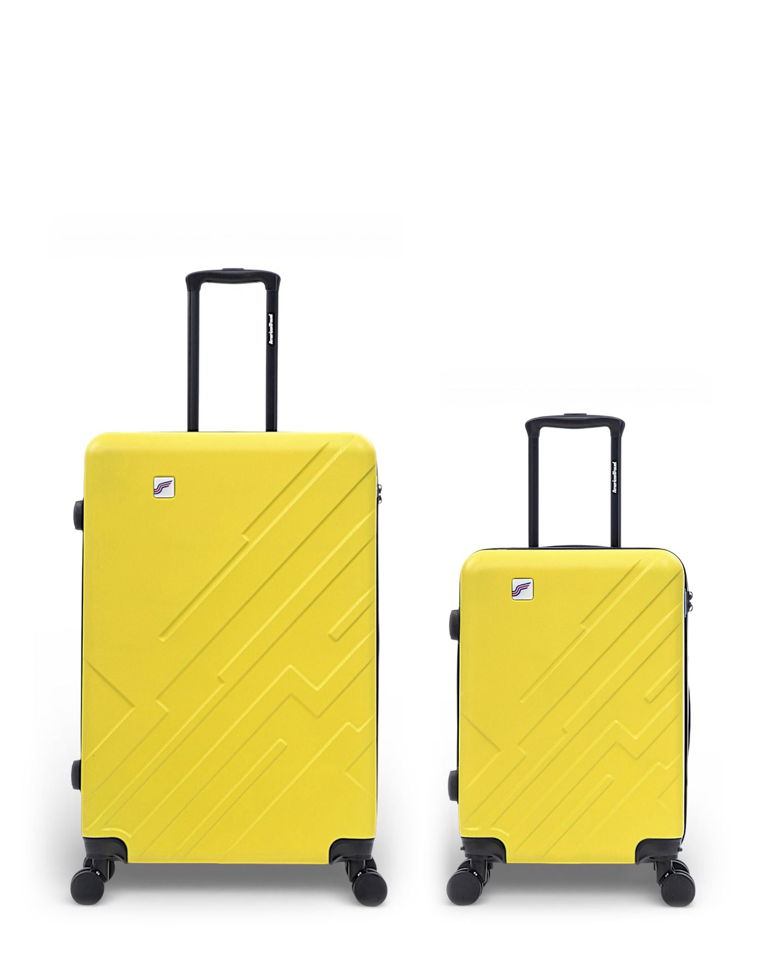 Lot de 2 Valises Rigides Grand Format et Cabine YELLOWSTONE