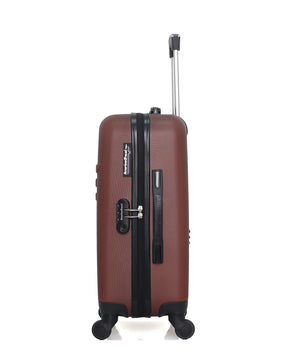 Set de 2 Valises Weekend et Cabine Abs QUEENS 4 roues