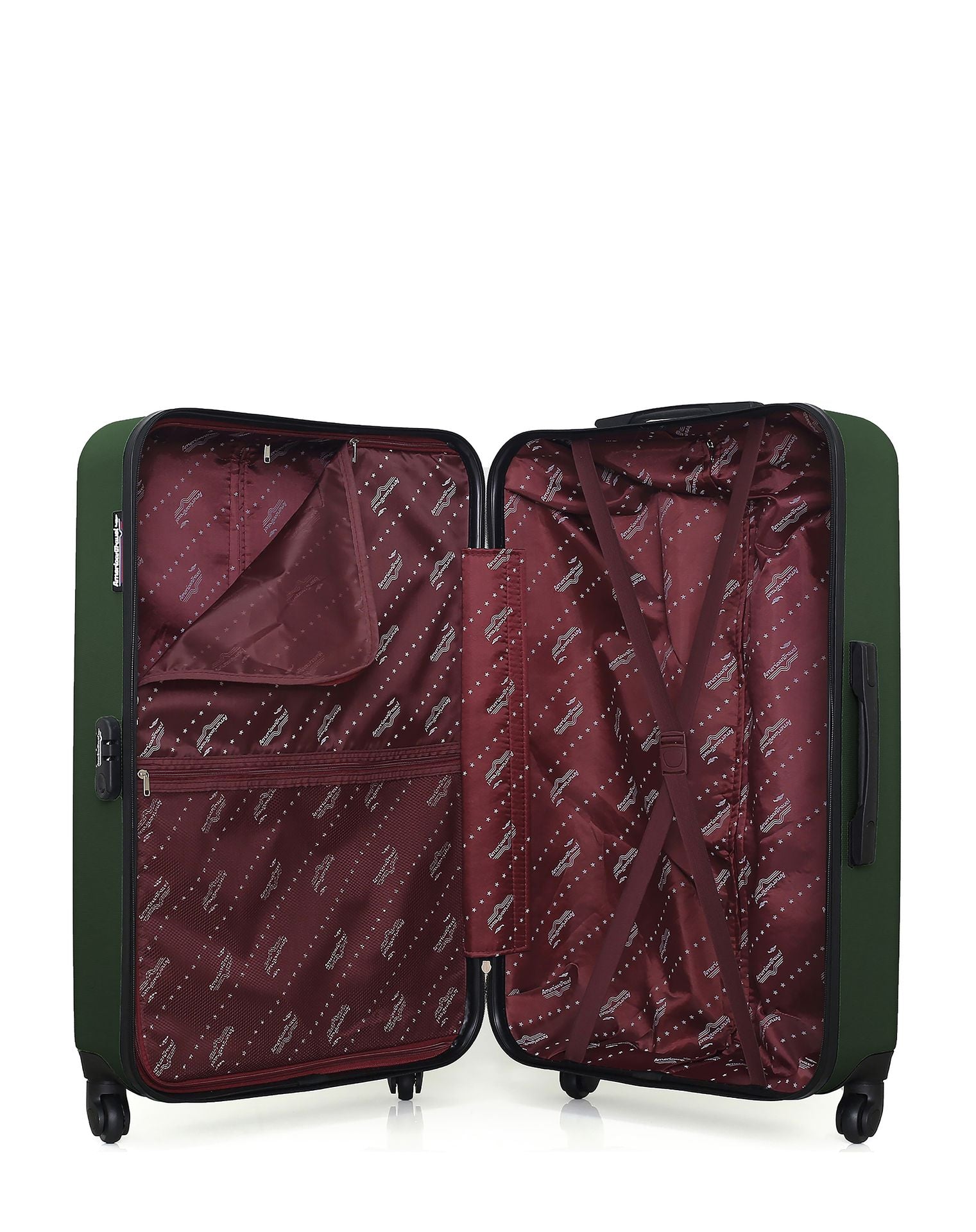 AMERICAN TRAVEL - LOT DE 4 - Valises grand format, weekend, cabine et cabine XXS BRONX