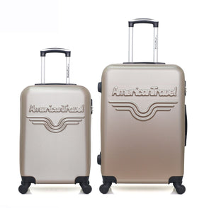 Set de 2 Valises Abs CHELSEA 4 roues
