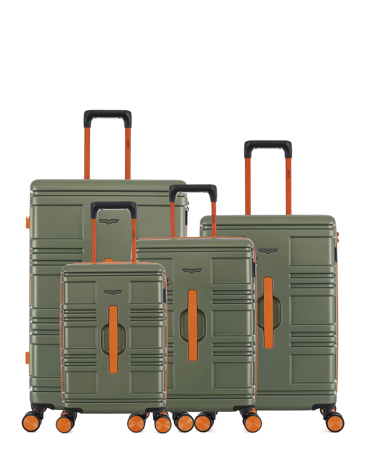 Lot de 4 Valises Rigides Grand Format, Taille Moyenne, Cabine et Cabine XS EVERGLADES