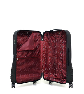 AMERICAN TRAVEL - LOT DE 3 - Valises grand format, weekend et cabine DC