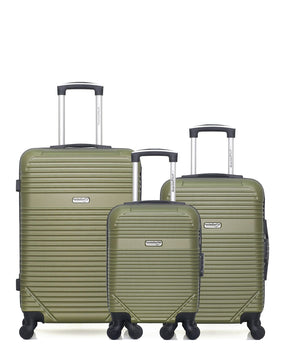 AMERICAN TRAVEL  -  Lot de 3  -  Valise weekend , valise cabine et valise cabine XXS MEMPHIS