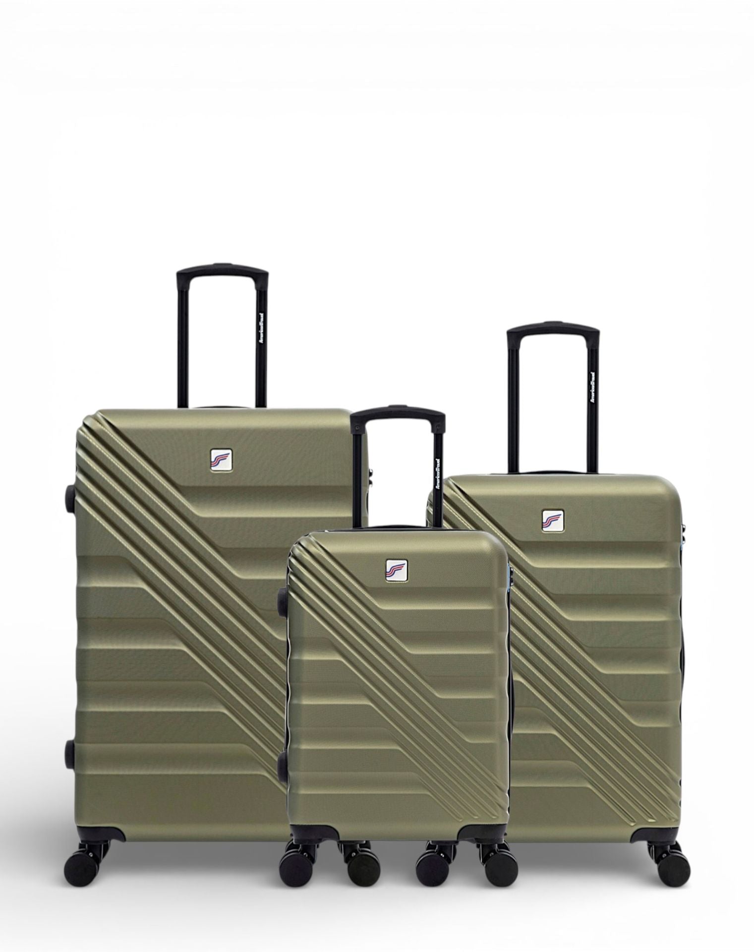 Lot de 3 Valises Rigides Grand Format, Taille Moyenne et Cabine REDWOOD