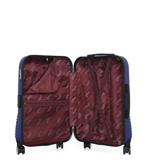 Set de 2 Valises Weekend et Cabine Abs DC 4 roues