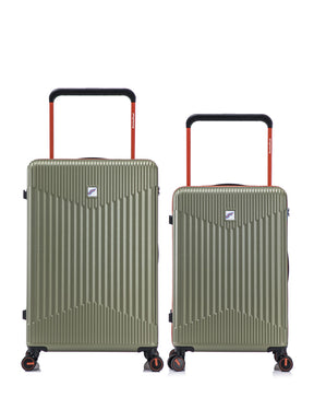 Lot de 2 Valises Rigides Grand Format et Taille Moyenne NORTH BEACH