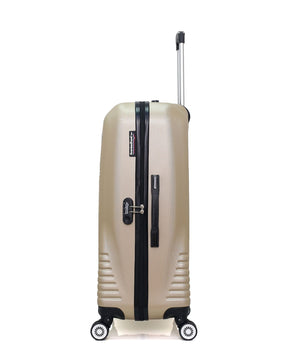 AMERICAN TRAVEL - LOT DE 3 - Valises grand format, weekend et cabine DC