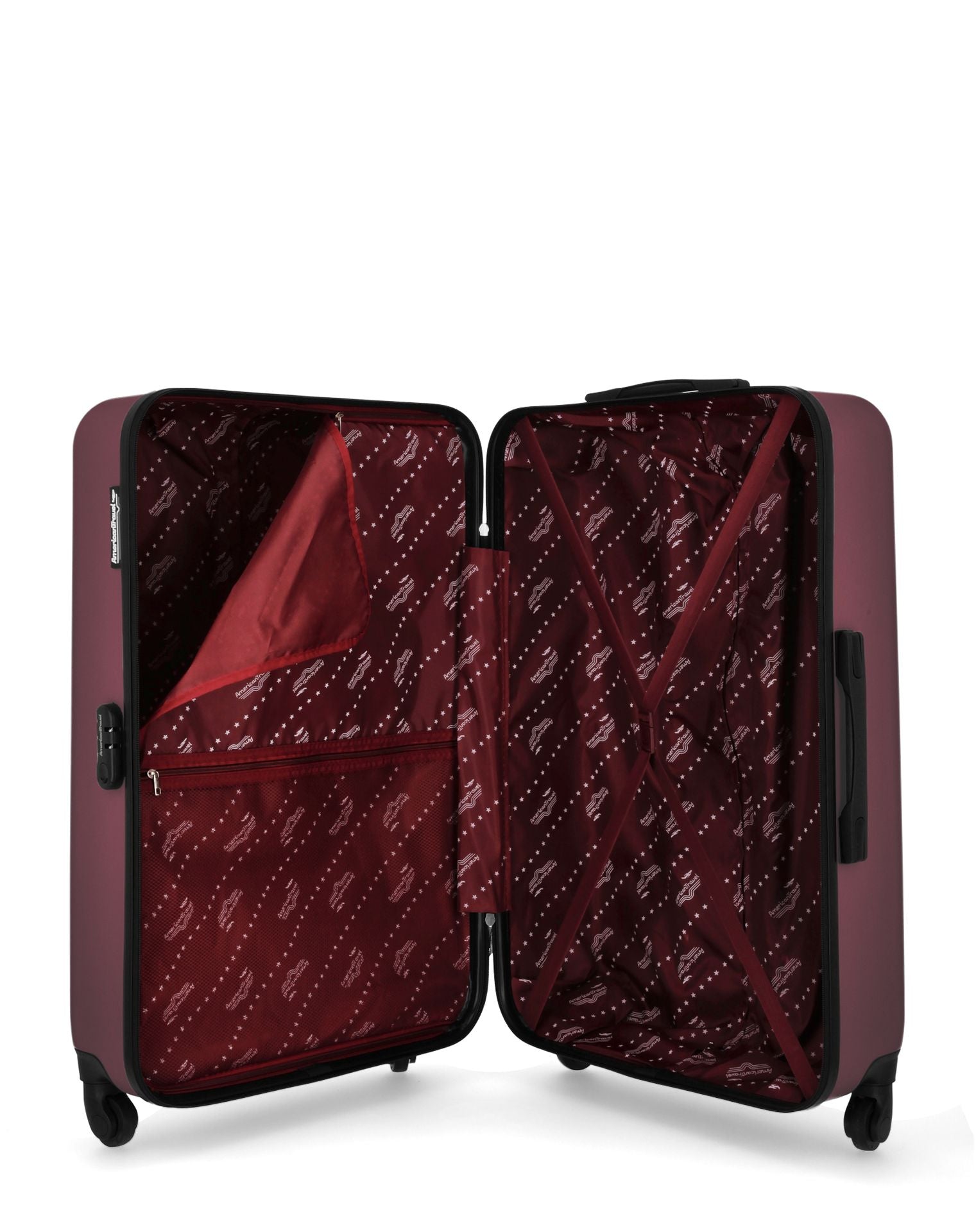 AMERICAN TRAVEL - LOT DE 4 - Valises grand format, weekend, cabine et cabine XXS BRONX